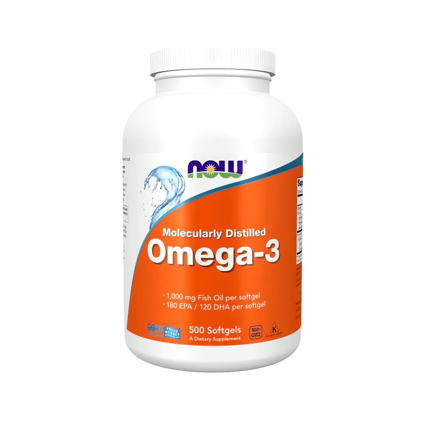 Omega-3 Fischöl NOW Foods hochdosiert EPA DHA Supplement fĂŒr Herz Gehirn Sehkraft Immunsystem UnterstĂŒtzung online kaufen und bestellen