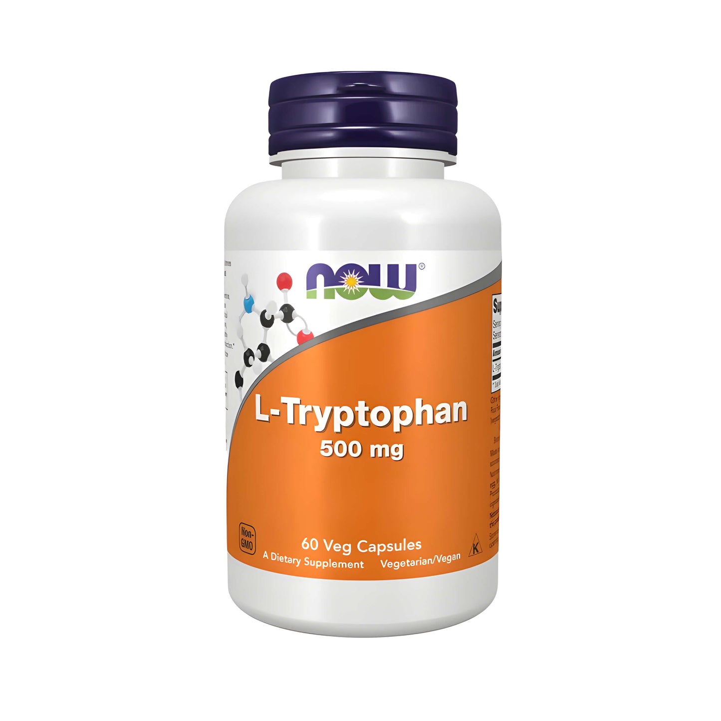 NOW Foods L-Tryptophan 500 mg Kapseln mit hochwertigem L-Tryptophan, essentielle Aminosäure als Premium Nahrungsergänzung für Abendroutine, Entspannung, Wohlbefinden und tägliche Ernährung