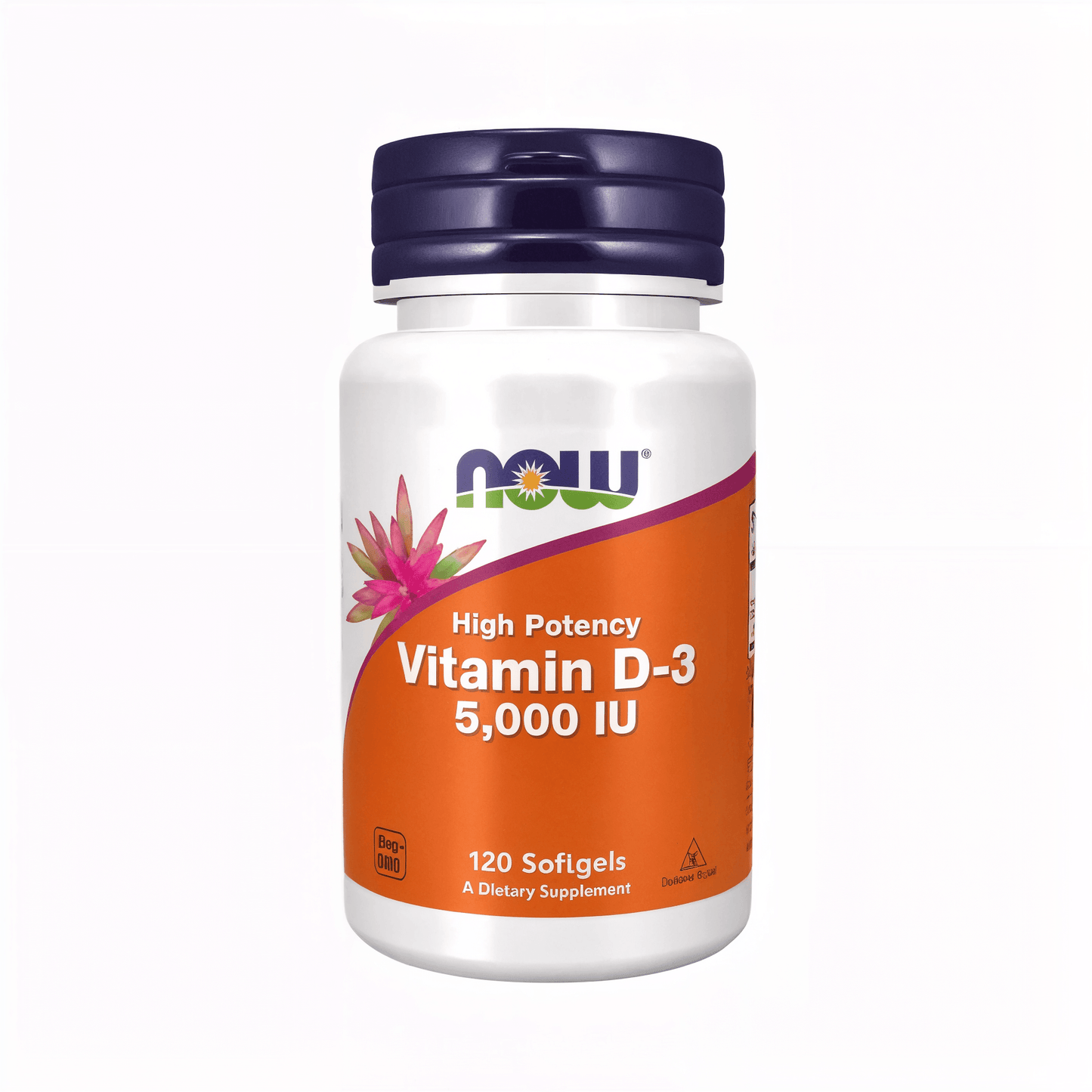 Hochwertige NOW Foods Vitamin D3 Softgels mit 5000 IE und Cholecalciferol für Immunsystem, Knochen, Zähne und Muskeln.