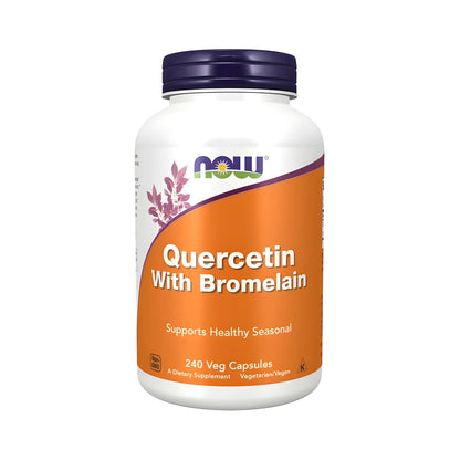NOW Foods Quercetin mit Bromelain Kapseln mit 800 mg Quercetin und 165 mg Bromelain aus Ananas, vegane Nahrungsergänzung, Bioflavonoide, Premium Qualität, Quercetin Kapseln kaufen Deutschland