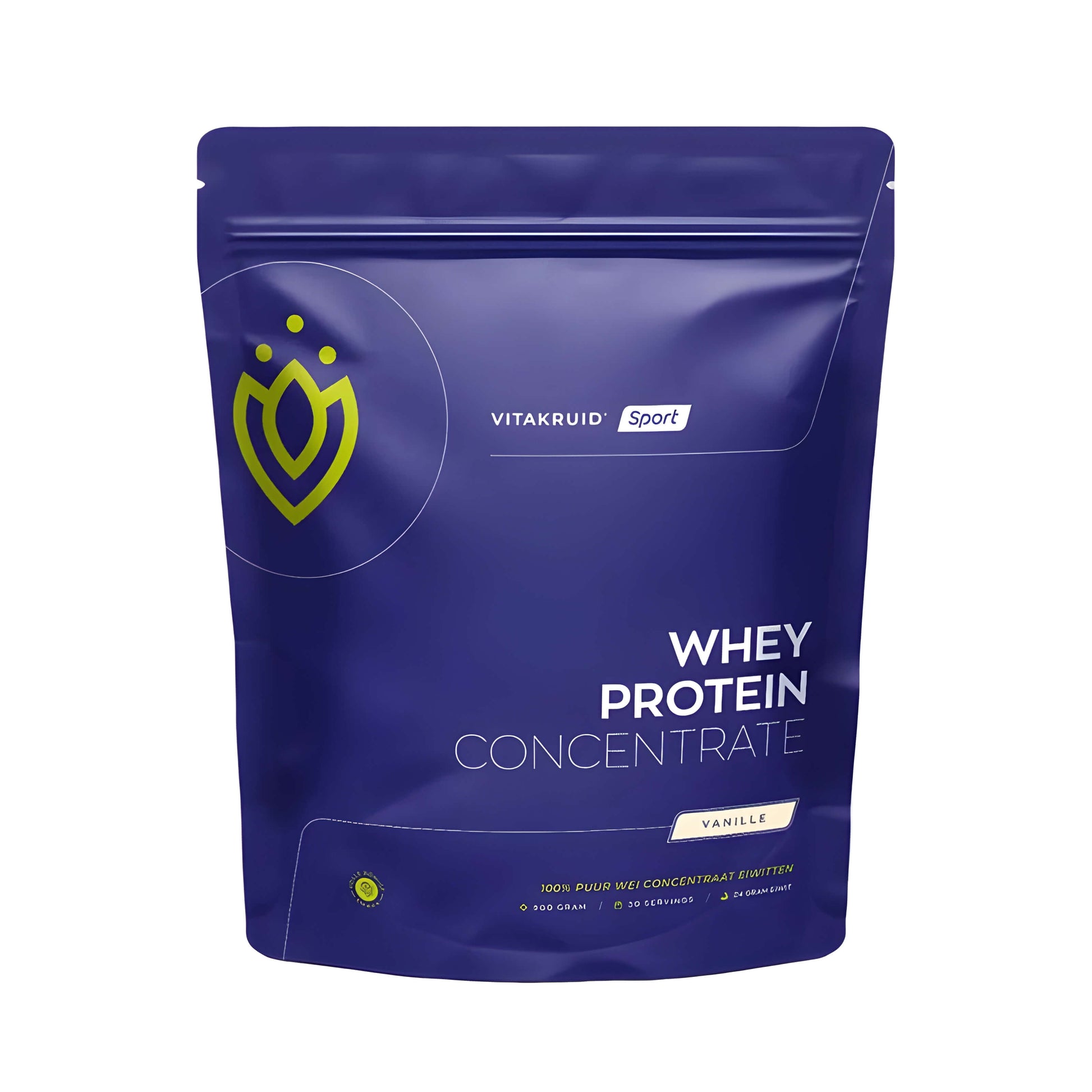Vitakruid Whey Protein mit Molkenprotein, BCAA und essenziellen Aminosäuren – hochwertiges Proteinpulver für Proteinshake, Muskelaufbau, Sporternährung, Fitnessstudio und Regeneration nach dem Training.